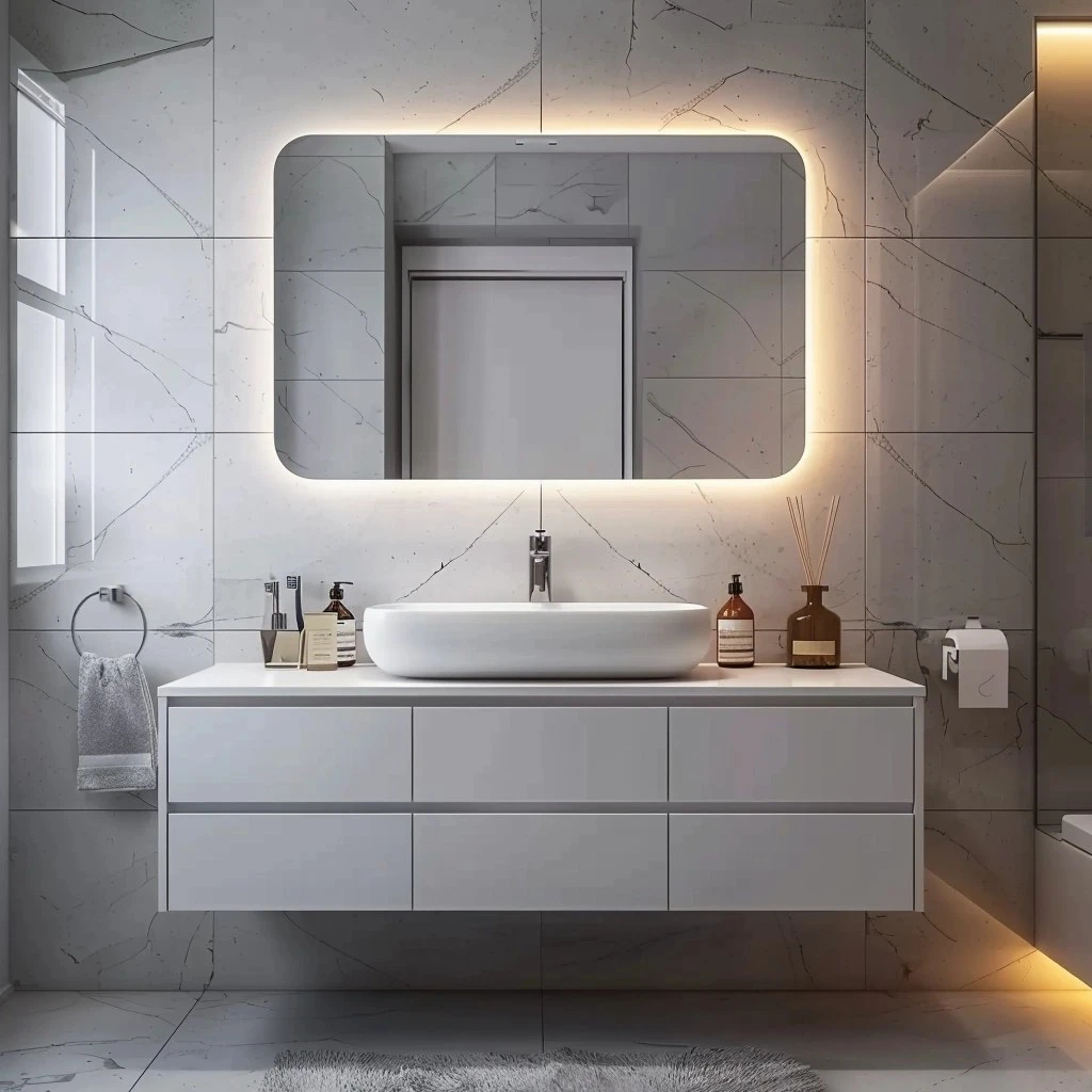 Miroirs de salle de bain standards